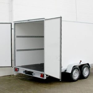 Blyss Reboque fechado 200x400cm Altura:190cm 2,7t, Porta, SW-Novo