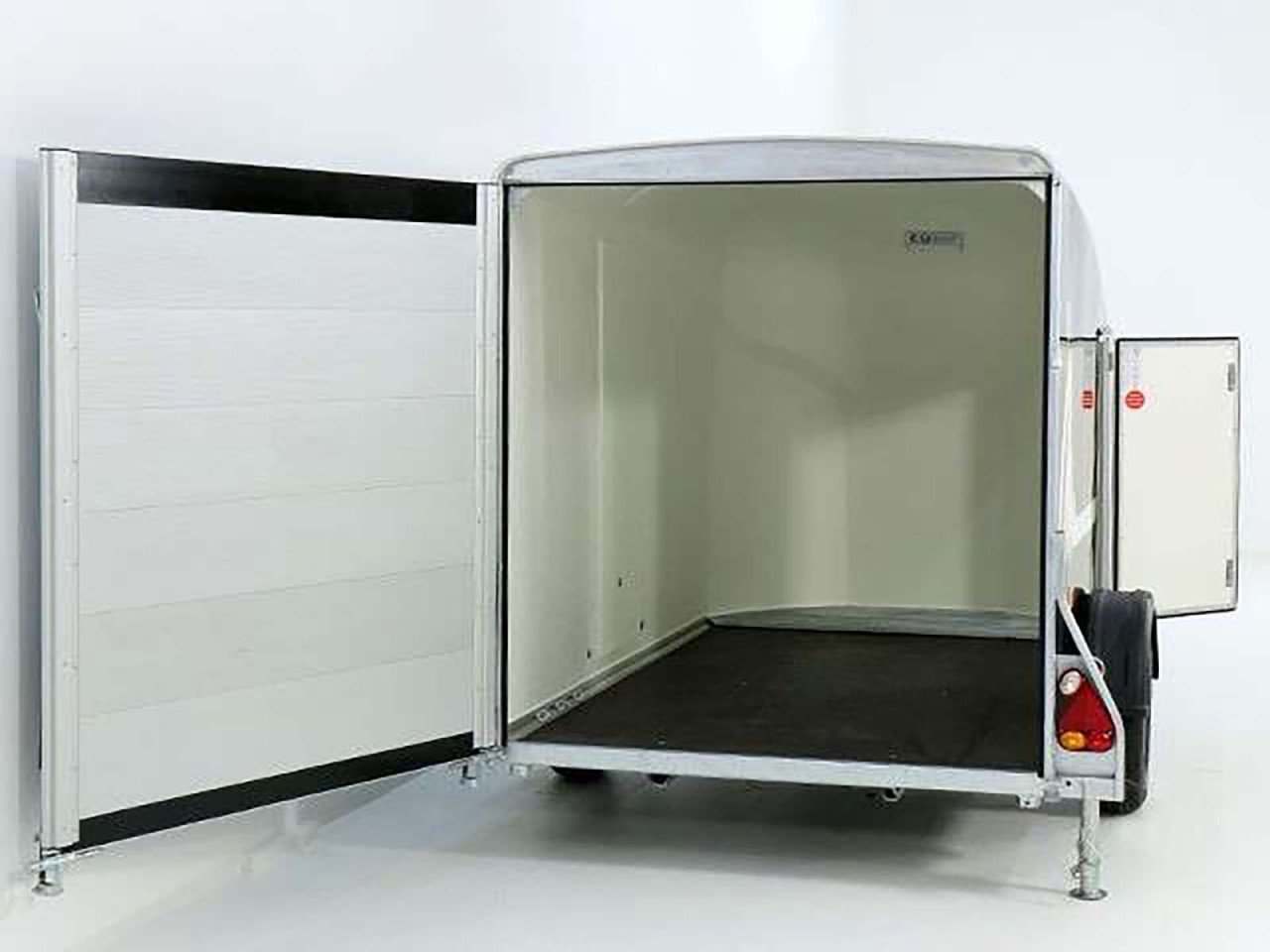 Debon Reboque fechado Cargo 1300 Vollpoly 150x290cm H:160cm, Porta, preto-Novo - Image 3