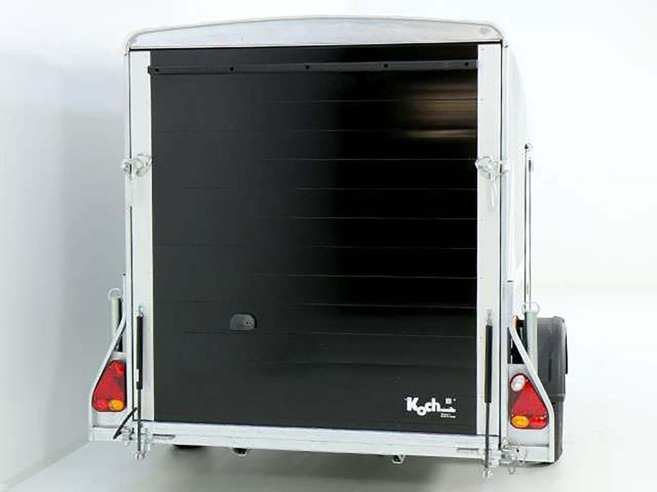 Debon Reboque fechado Cargo 1300 Vollpoly 150x290cm H:160cm, Porta, preto-Novo - Image 5