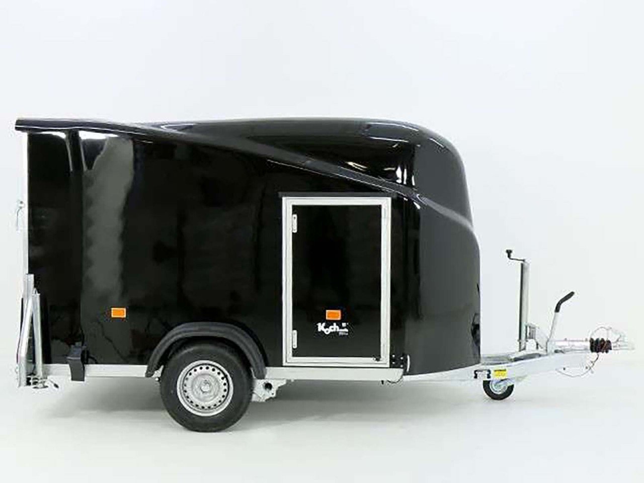 Debon Reboque fechado Cargo 1300 Vollpoly 150x290cm H:160cm, Porta, preto-Novo - Image 7