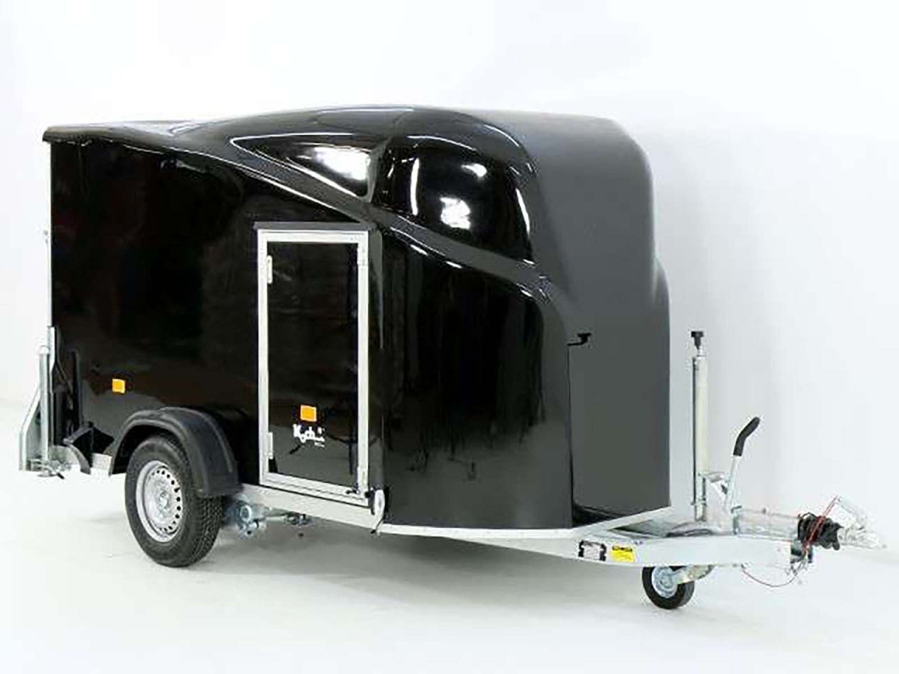 Debon Reboque fechado Cargo 1300 Vollpoly 150x290cm H:160cm, Porta, preto-Novo - Image 8
