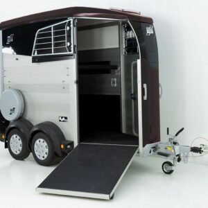 Ifor Williams Reboque para cavalos HBX 403-Saída frontal-novo modelo-preto-Novo