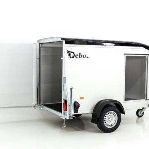 Debon Reboque fechado Roadster Alu 255 125x255cm H:156cm, preto-Novo