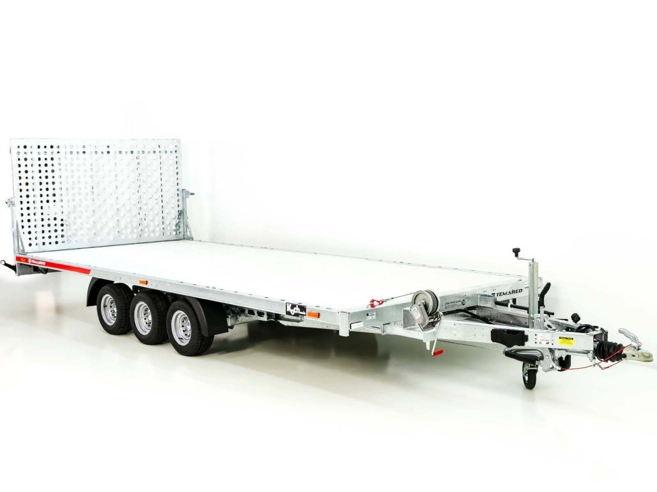 Temarad Universal Reboque 210x507cm 3,5t-Tridem-Prateadoforma de carga basculante-Novo - Image 2