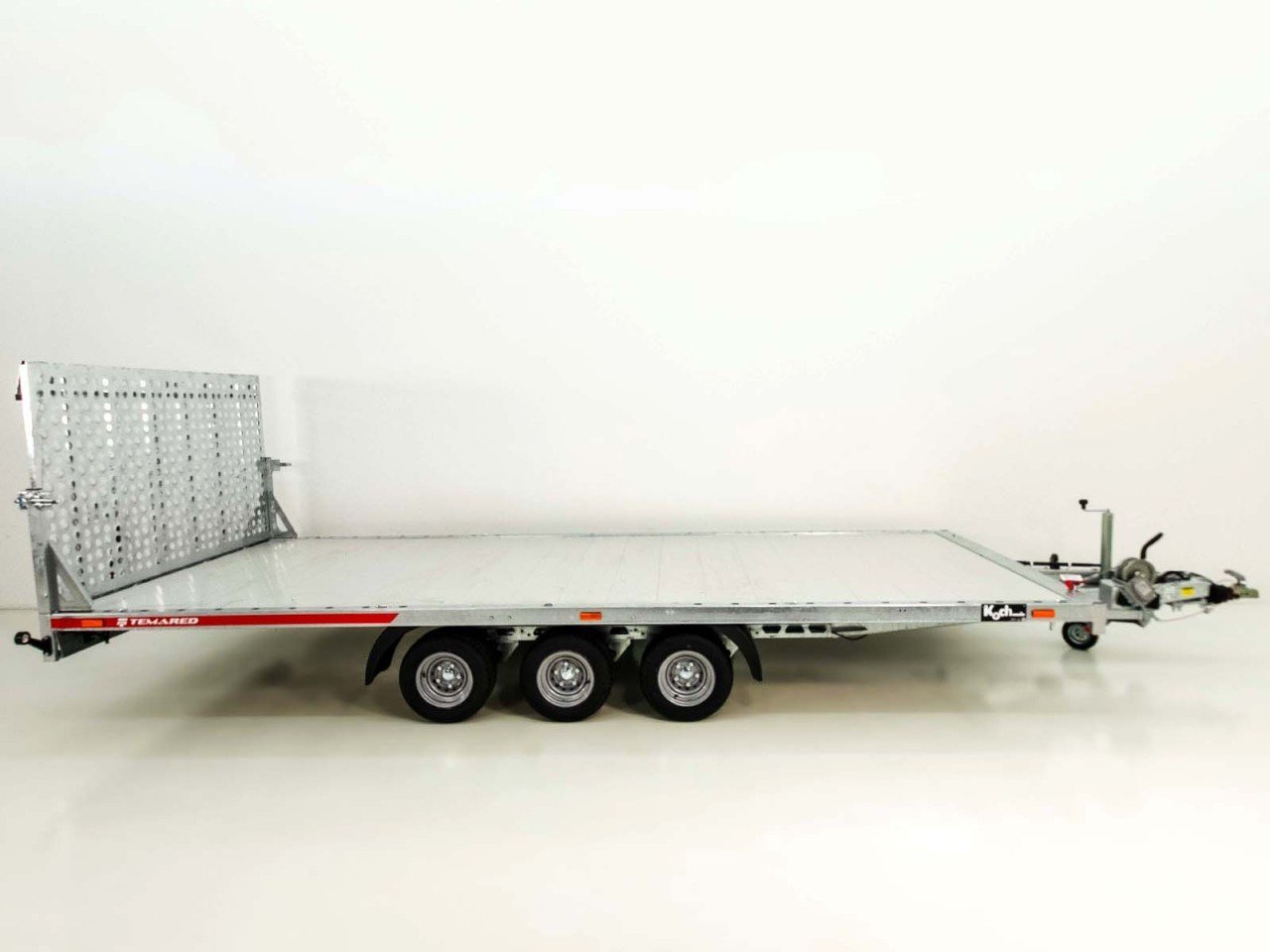 Temarad Universal Reboque 210x507cm 3,5t-Tridem-Prateadoforma de carga basculante-Novo - Image 6
