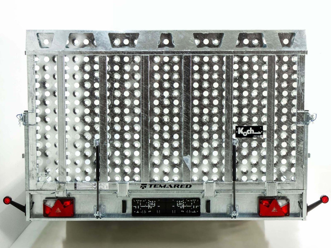 Temarad Universal Reboque 210x507cm 3,5t-Tridem-Prateadoforma de carga basculante-Novo - Image 8