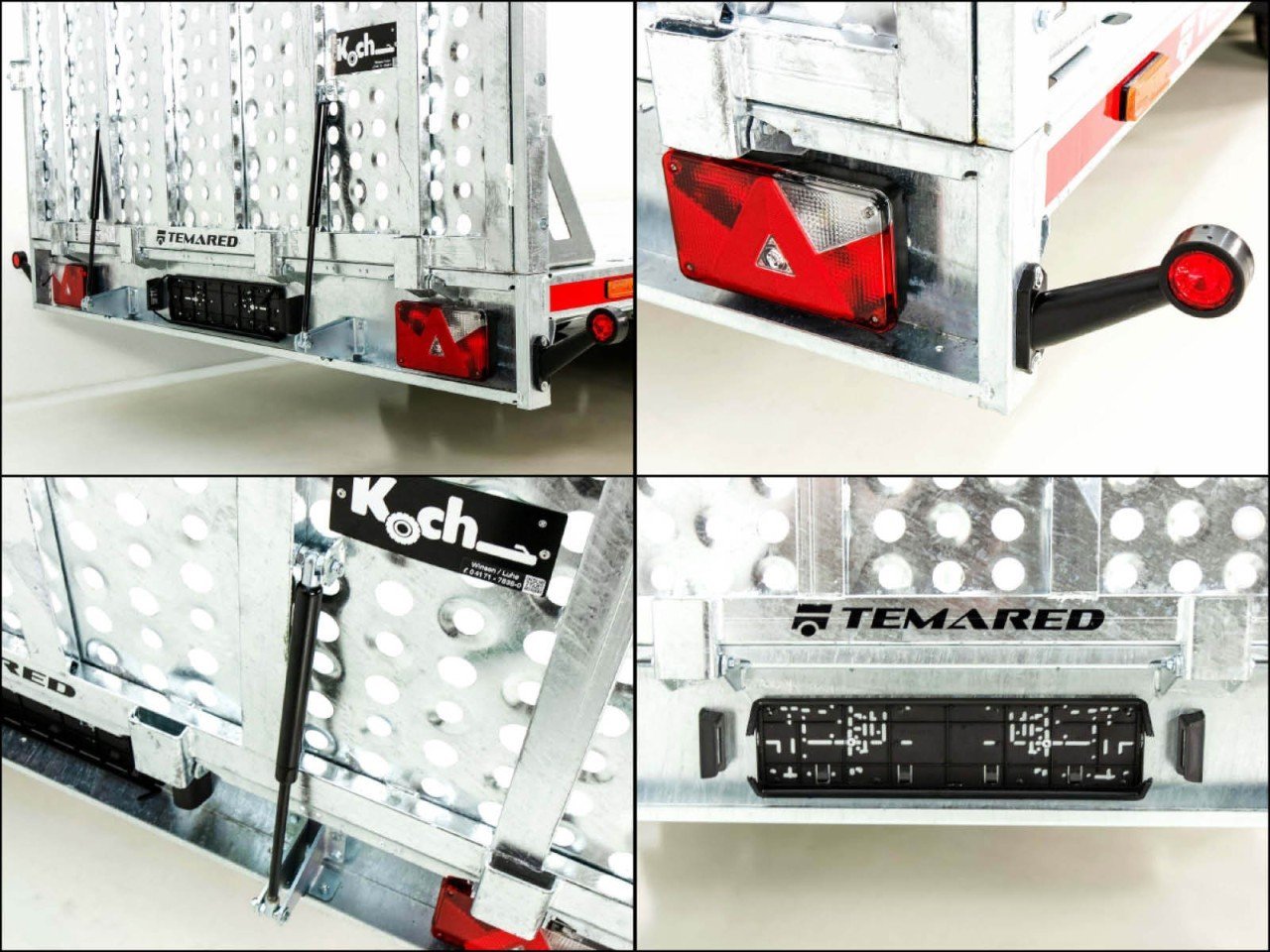 Temarad Universal Reboque 210x507cm 3,5t-Tridem-Prateadoforma de carga basculante-Novo - Image 11