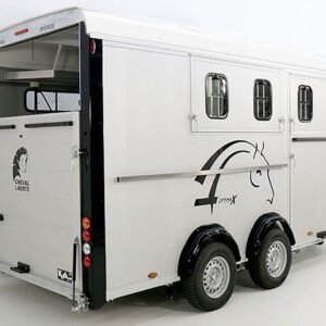 Cheval Liberté Reboque para cavalos Maxi 4, 4 Cavalos, Pullman-Trem de rodagem, 100km/h, branco-Novo