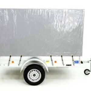 Koch Reboque com Lona 125x250cm 750kg-Tipo U4-lona alta 150 cm Hobby-Oferta-Novo
