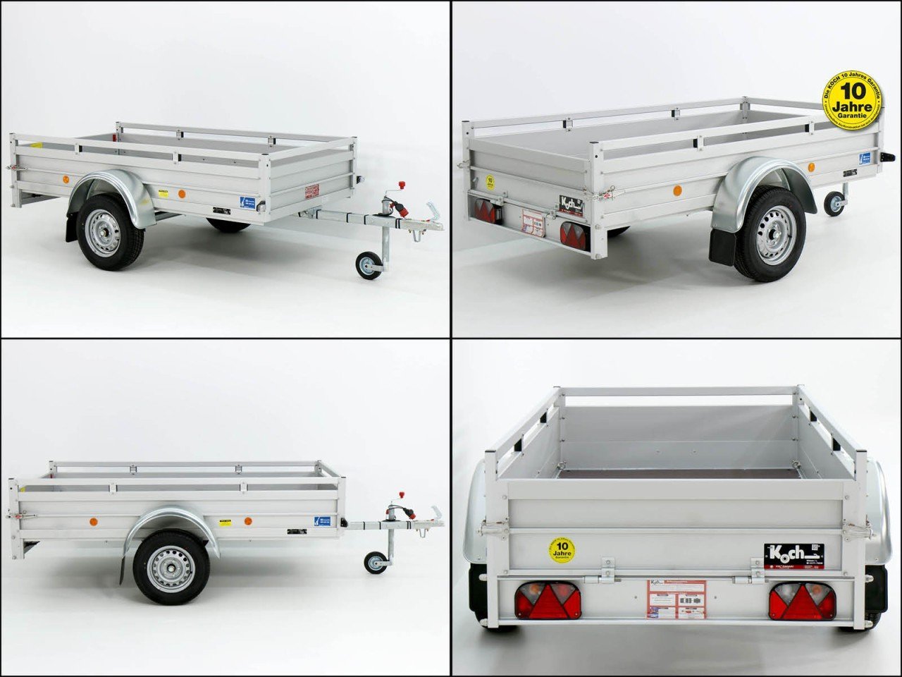 Koch Reboque com Lona 125x250cm 750kg-Tipo U4-lona alta 150 cm Hobby-Oferta-Novo - Image 6